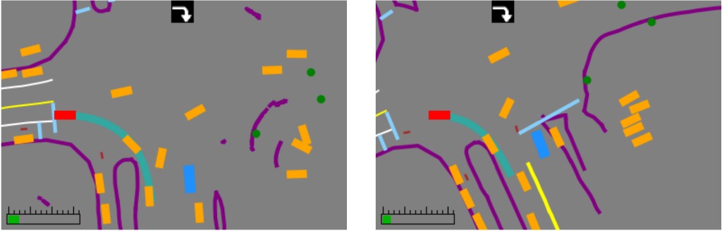 Adaptive navigation target path GT (Fig. 5b)